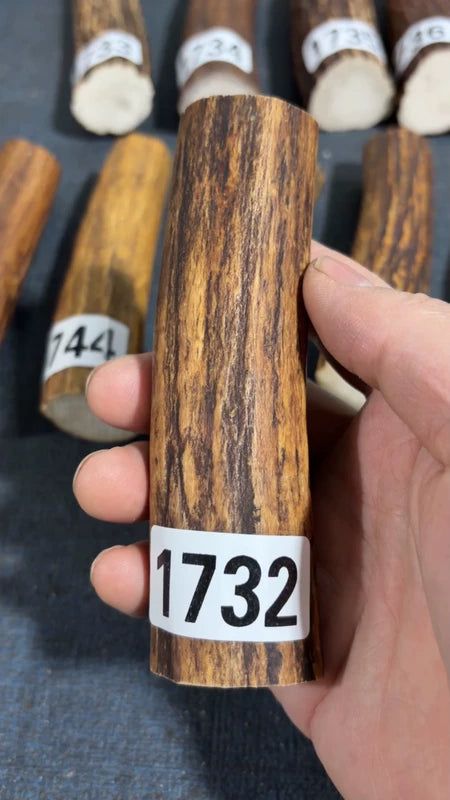 Antler Knife Handle Scale Blank #1732 – 119mm Natural Stag