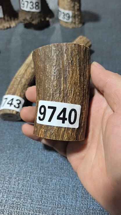 Antler Root Segment #9740 – 73-82mm Natural Stag