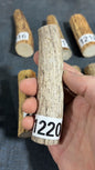 Antler Knife Handle Scale Blank #1220 – 115mm Natural Stag