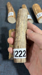 Antler Knife Handle Scale Blank #1222 – 117mm Natural Stag