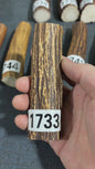 Antler Knife Handle Scale Blank #1733 – 112mm Natural Stag