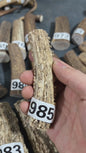 Antler Knife Handle Scale Blank #985 – 110mm Natural Stag
