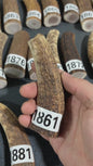 Antler Knife Handle Scale Blank #1861 – 104mm Natural Stag