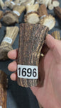 Antler Knife Handle Scale Blank #1696 – 108mm Natural Stag