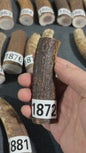 Antler Knife Handle Scale Blank #1872 – 98mm Natural Stag